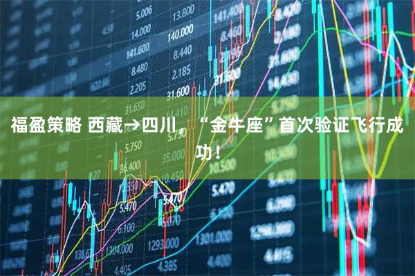 福盈策略 西藏→四川，“金牛座”首次验证飞行成功！